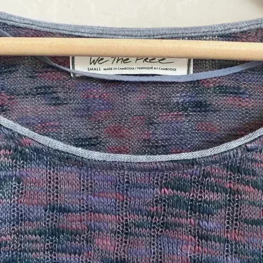 Free People Space Out Long Sleeve‎ Knit Top Small